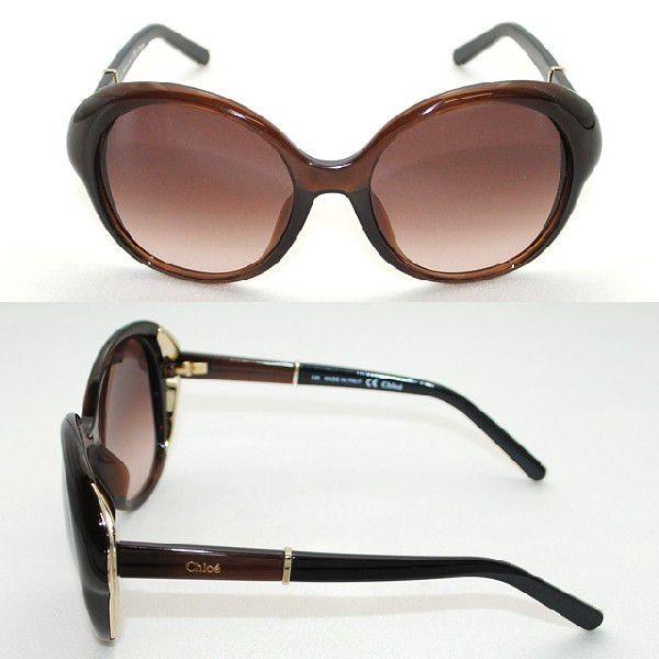 美品！Chloe クロエ サングラス レディース ブラック CE649S-001 Chloe クロエ サングラス レディース グレーグラデーション