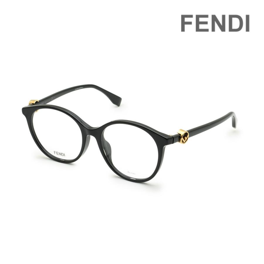 FENDI（フェンディ） メガネ フレーム FF 0336/F 807 51 ブラック