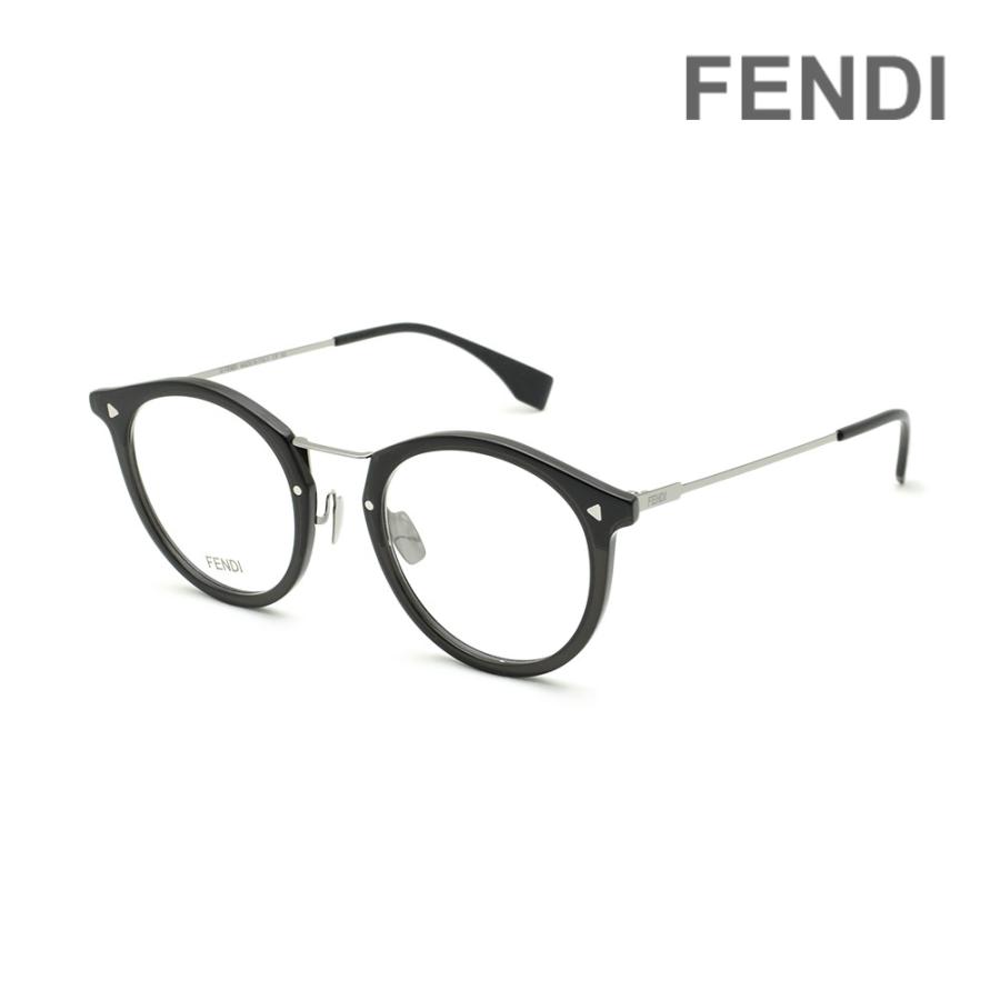 FENDI（フェンディ） メガネ フレーム FF M0050 6LB 48 ブラック 