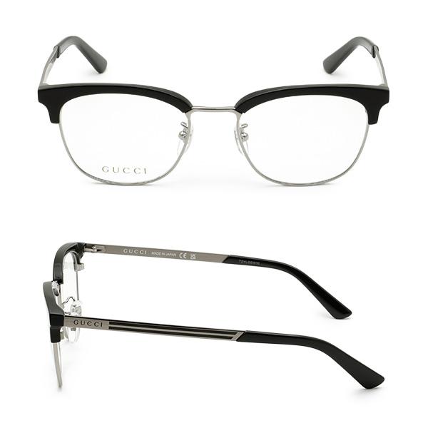 グッチ メガネ 眼鏡 フレーム のみ GG0698OA-001 ブラック/ルテニウム