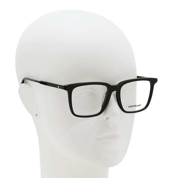 国内正規品 モンブラン メガネ 眼鏡 フレーム のみ MB0011OA-001 ブラック アジアンフィット メンズ MONTBLANC｜ew-by-tclub｜04