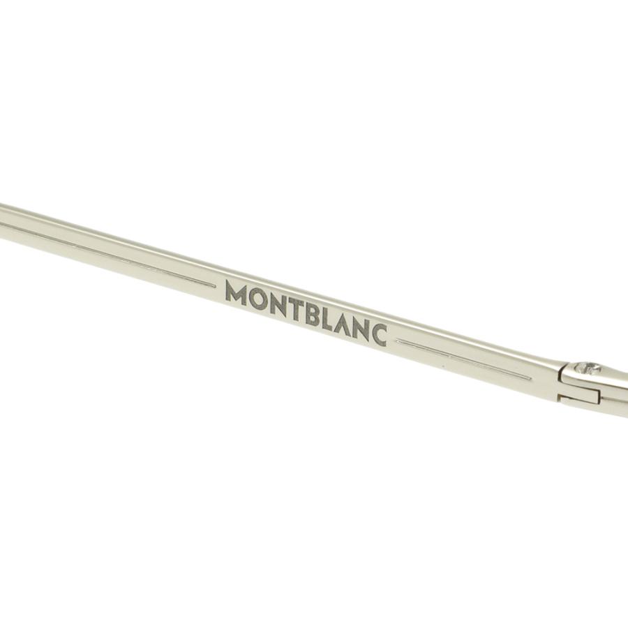 配送ネットワーク 国内正規品 モンブラン メガネ 眼鏡 フレーム のみ MB0267O-005 シルバー ノーズパッド メンズ MONTBLANC