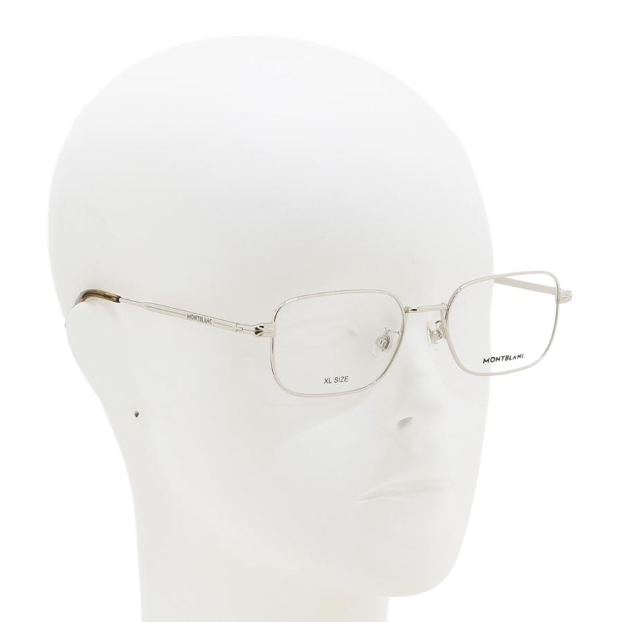 配送ネットワーク 国内正規品 モンブラン メガネ 眼鏡 フレーム のみ MB0267O-005 シルバー ノーズパッド メンズ MONTBLANC