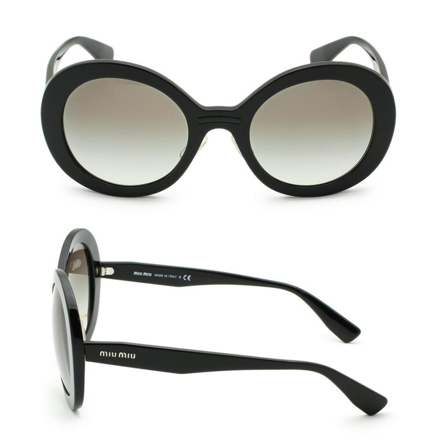 miu MIU ミュウミュウ サングラス MU04VS 1AB0A7 53 ブラック