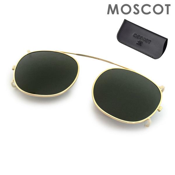 MOSCOT CLIPTOSH 46サイズ クリップオンサングラス MOSCOT（モスコット） CLIPTOSH LEM-C52000700-02 サイズ52 ゴールド