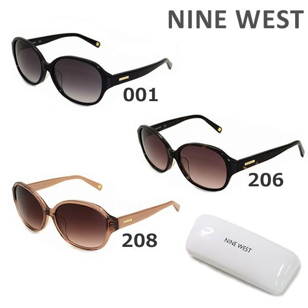 在庫処分 国内正規品 NINE WEST ナインウエスト サングラス NW605SAF 001 206 208 レディース UVカット アジアンフィット ブランド｜ew-by-tclub