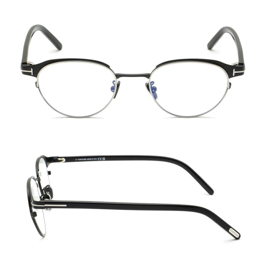 トムフォード メガネ 伊達眼鏡 フレーム FT5863-D-B/V 001 48 TOM FORD メンズ レディース ユニセックス 正規品 TF5863-D-B｜ew-by-tclub｜02