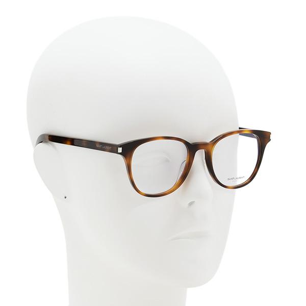 品質保証付き サンローラン メガネ 眼鏡 フレーム のみ SL 523-002 50 ハバナ スマート メンズ レディース ユニセックス SAINT LAURENT