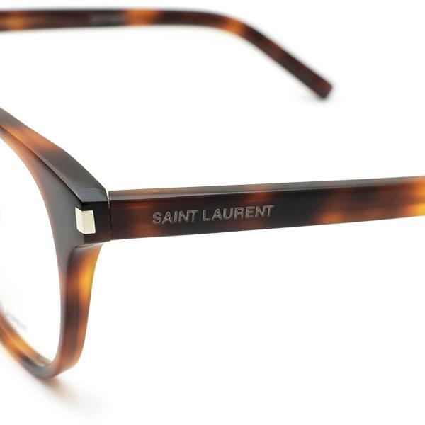 新色追加 サンローラン メガネ 眼鏡 フレーム のみ SL 523-005 52 ハバナ スマート メンズ レディース ユニセックス SAINT LAURENT