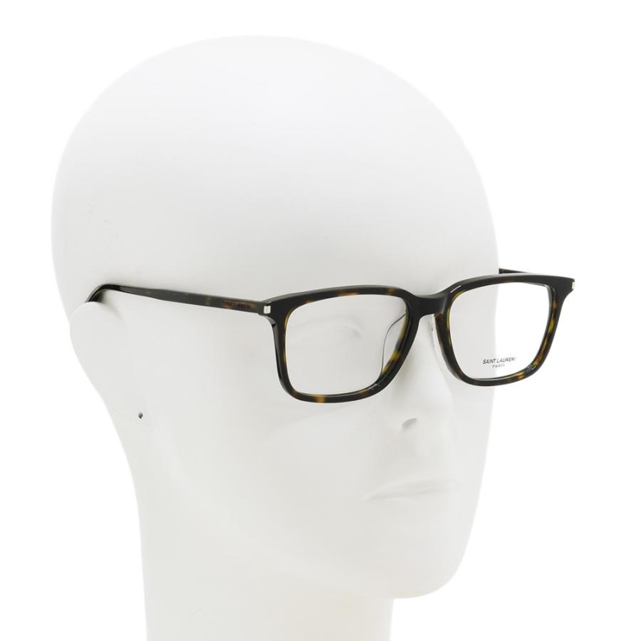 人気特売 サンローラン メガネ 眼鏡 フレーム のみ SL 645/F-002 ハバナ アジアンフィット メンズ レディース ユニセックス SAINT LAURENT