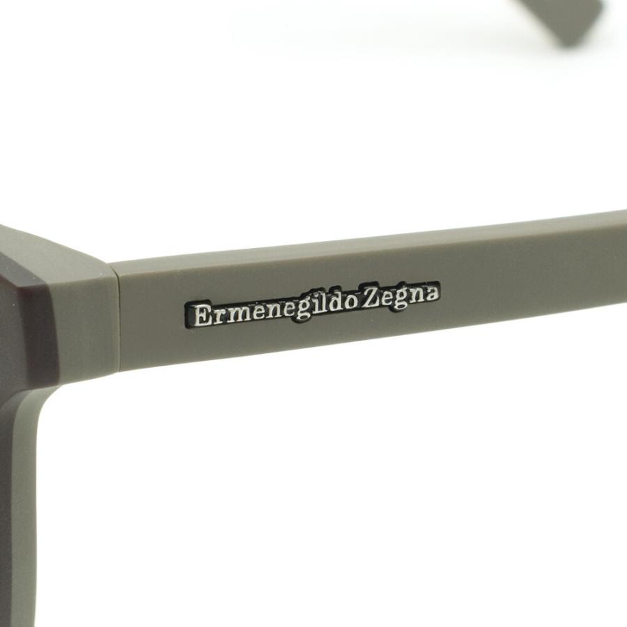 Ermenegildo Zegna ブラウン サングラス ZEGNA エルメネジルド・ゼニア サングラス EZ0090-F/S-50J