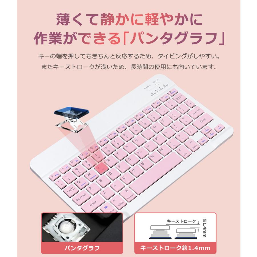 EWIN iPad キーボード ケース 第10世代 10.9インチ 第9世代 10.2インチ