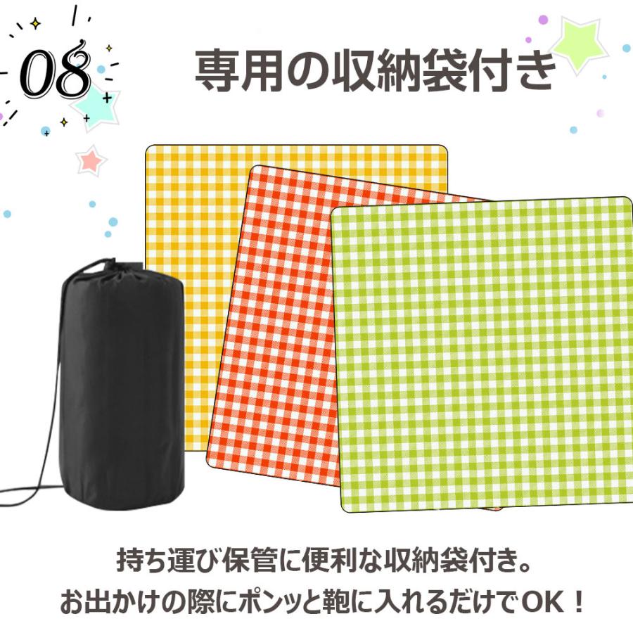 レジャーシート 厚手 おしゃれ 大判 200x200cm レジャーマット 大きい 6人 8人 ピクニックシート 折りたたみ 収納袋付き ピクニックマット 遠足 キャンプマット｜ewin｜24