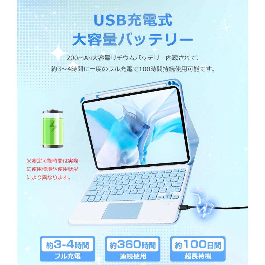【縦横両対応】iPad A16 11インチ iPad 第10世代 10.9インチ キーボード ケース 着脱式 ワイヤレス 第9世代 10.2インチ iPad Air 11インチ M2 M3 M4ケースカバー | EWIN | 12