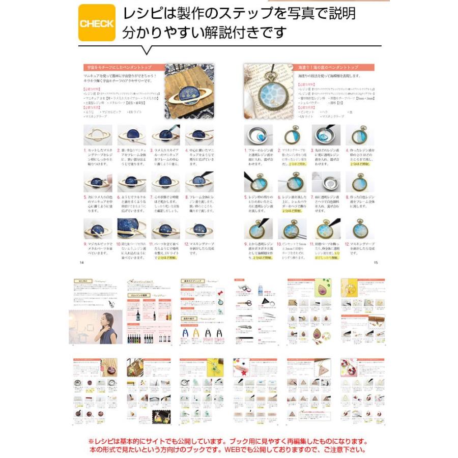 ニーナレジンブック1はじめてのレジンレシピ冊子 作り方 レシピ