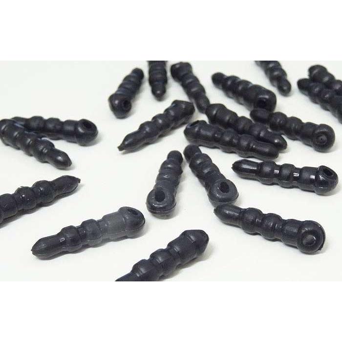 イヤホンジャックパーツ 黒 20個ストラップ : NINASTORE - 通販