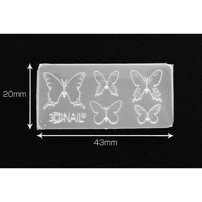 3Dシリコンモールド 蝶 No.032 ハンドメイド 3Dネイル｜ews｜03
