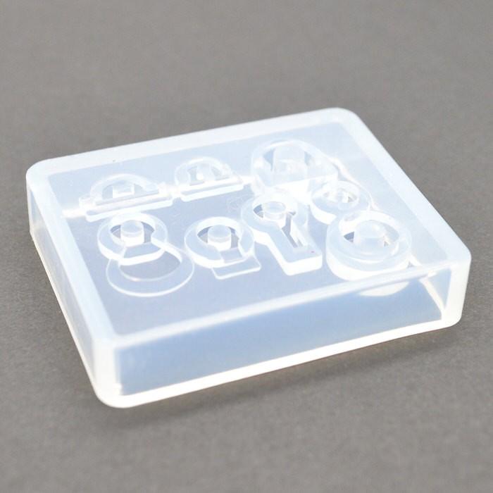 シリコンモールド クリスタル 鍵型 5 レジン液 アクセサリー