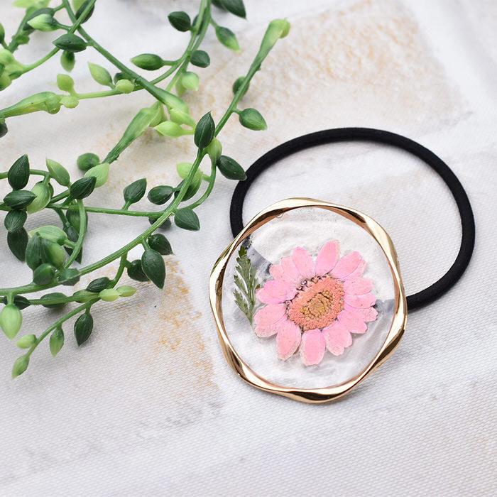 ヘアゴム 固定 パーツ 10個入り 簡単 素敵 UVレジン レジンレシピ