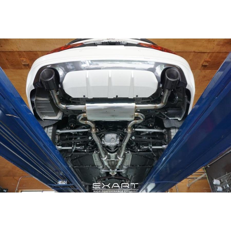 スカイライン 400R RV37 EXART ONEマフラー チタン製テール EA02