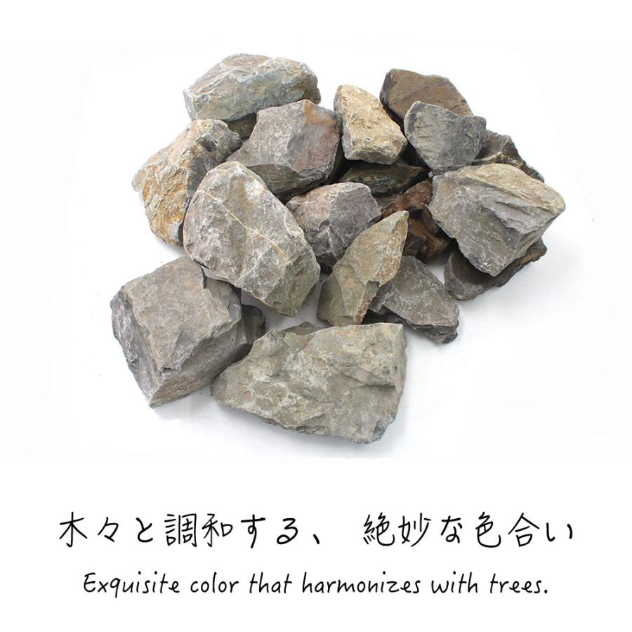 岩石男爵 リクエスト 2点 まとめ商品 庭石 【ロックガーデン】 石 割栗石 【ワイルドロック L 220kg