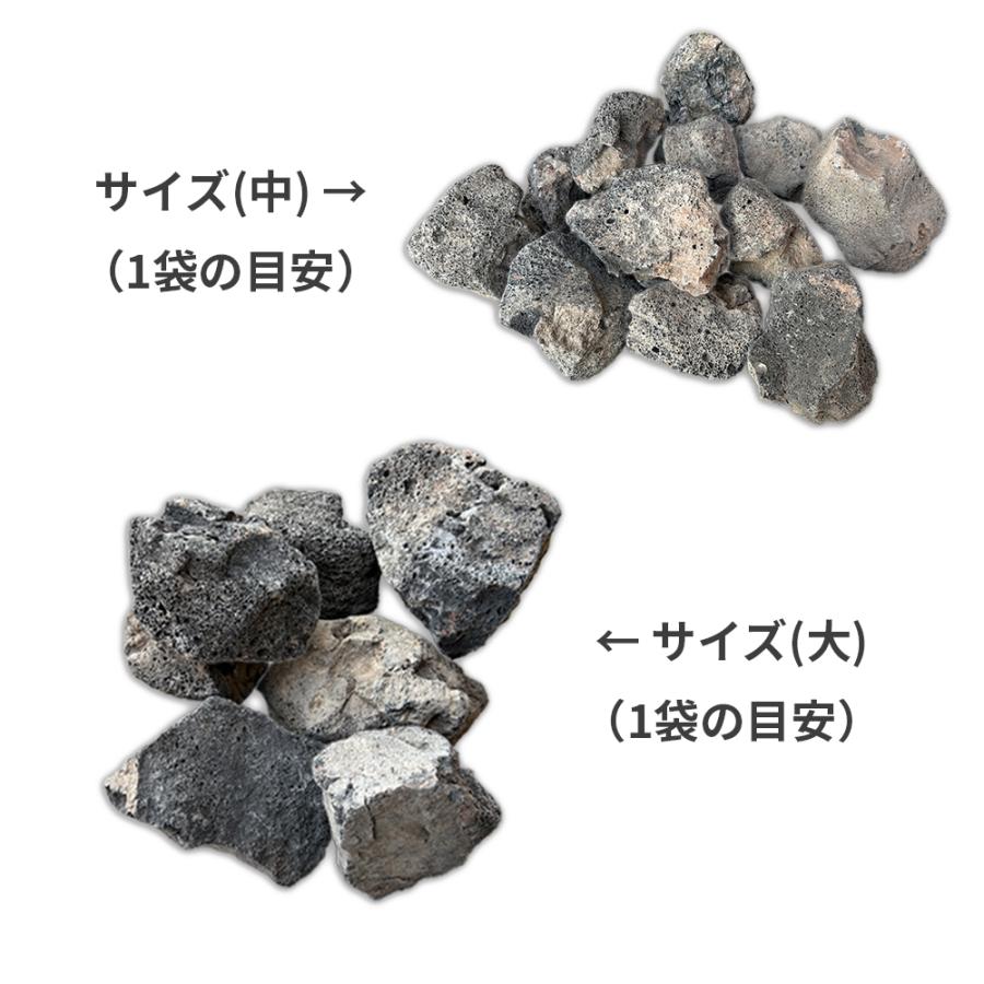 溶岩石 溶岩砂利 庭石 ロックガーデン ガーデニング石 防草 砂利 化粧