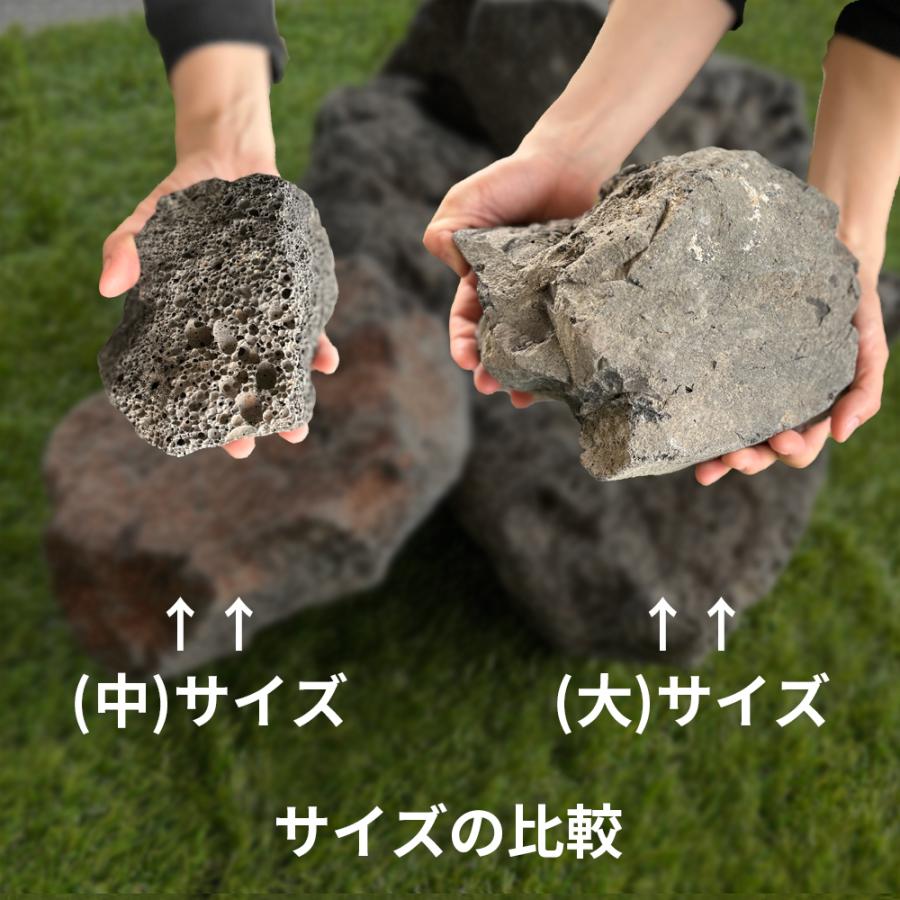 溶岩石 溶岩砂利 庭石 ロックガーデン ガーデニング石 防草 砂利 化粧