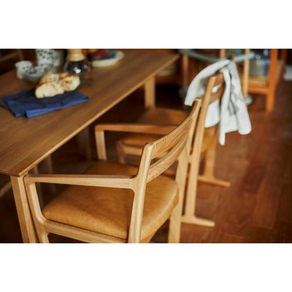 東谷 チェア ナチュラル 完成品 JPC-125OAK 東谷 AZUMAYA チェア ダイニングチェア 椅子 アームレスチェア ソリ脚 天然木 国産 日本製 曲線美 木製 ナチュラル_8
