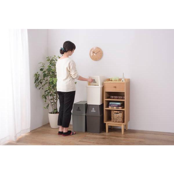 東谷 スタッキングペール30L グリーン LFS-760GR ダストボックス