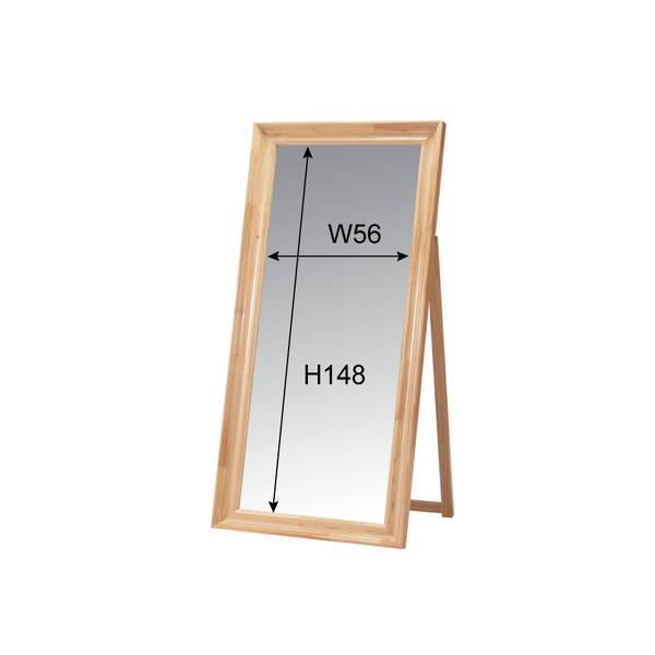 東谷 スタンドミラー ホワイト 組立必要品 TSM-911WH ミラー : DIY