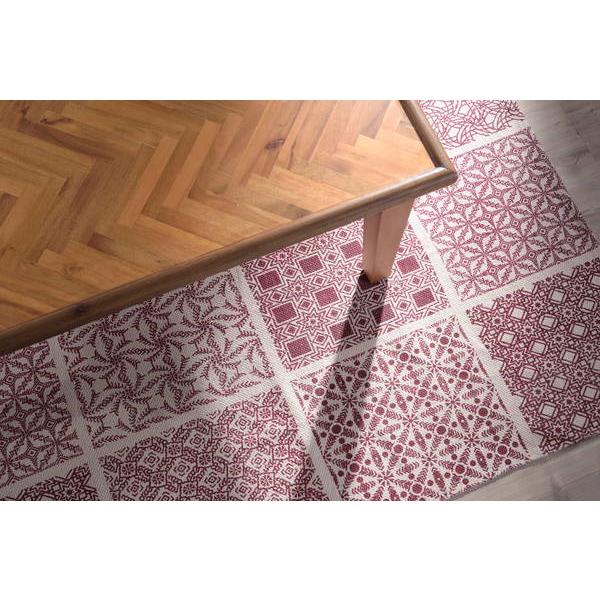 東谷 ラグ レッド 完成品 TTR-146RD & マット : DIY・エクステリアG