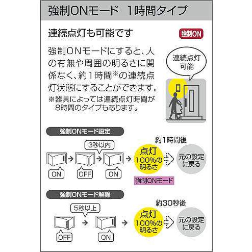 エクステリア 屋外 照明 ライト ダイコー 大光電機 ポーチライト 人感