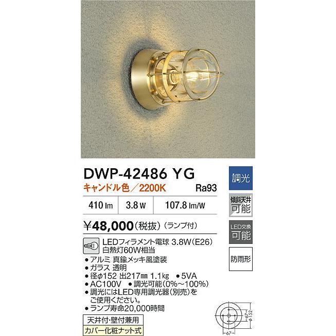 エクステリア 屋外 照明 ライト ダイコー 大光電機 マリンライト DWP