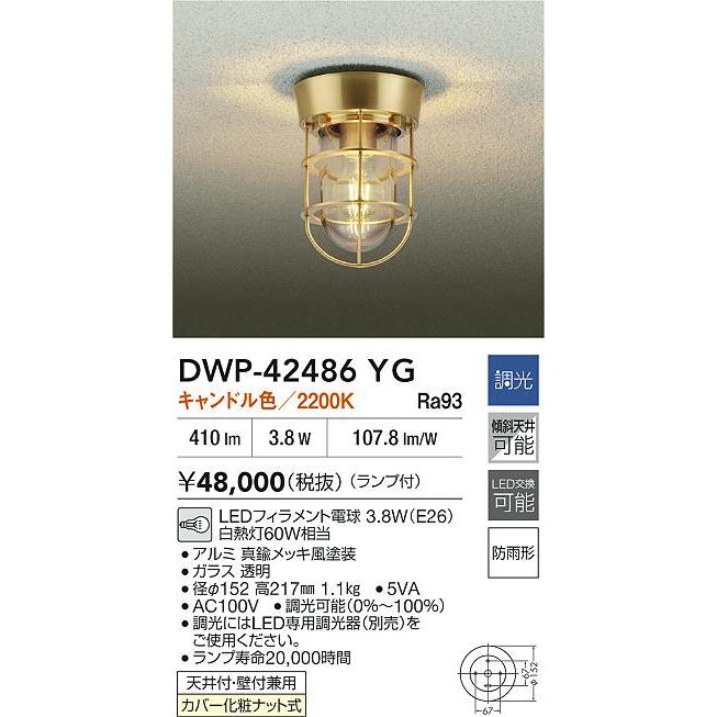 エクステリア 屋外 照明 ライト ダイコー 大光電機 マリンライト DWP