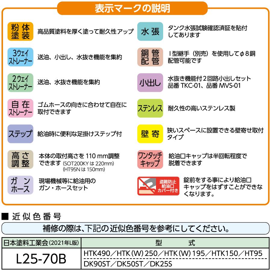 タンク 灯油タンク ダイケン DAIKEN 室内用ホームタンク 50型 DK50ST