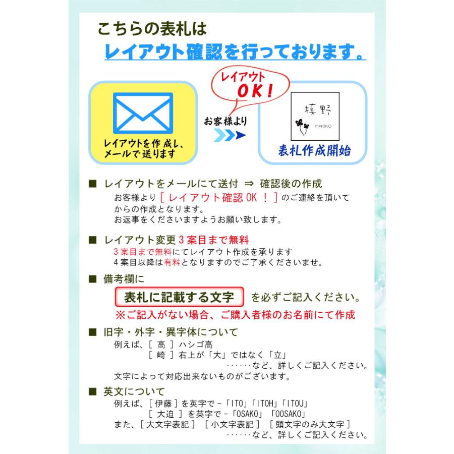 あんしん1年保証付き】 表札 アクリル セキスイデザインワークス