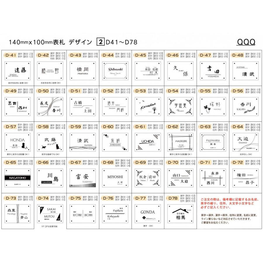 りなさたん＊白orホワイトリッチストーン背景アクリル表札＊黒板はみ出し アクリル表札 クレール SLC-S1-531（黒） / 丸三タカギ / 表札