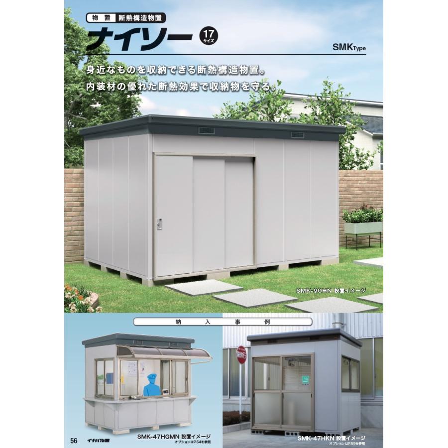 無料☆特典対象】 物置 収納 ナイソー SMK-75HN ハイルーフ 一般型