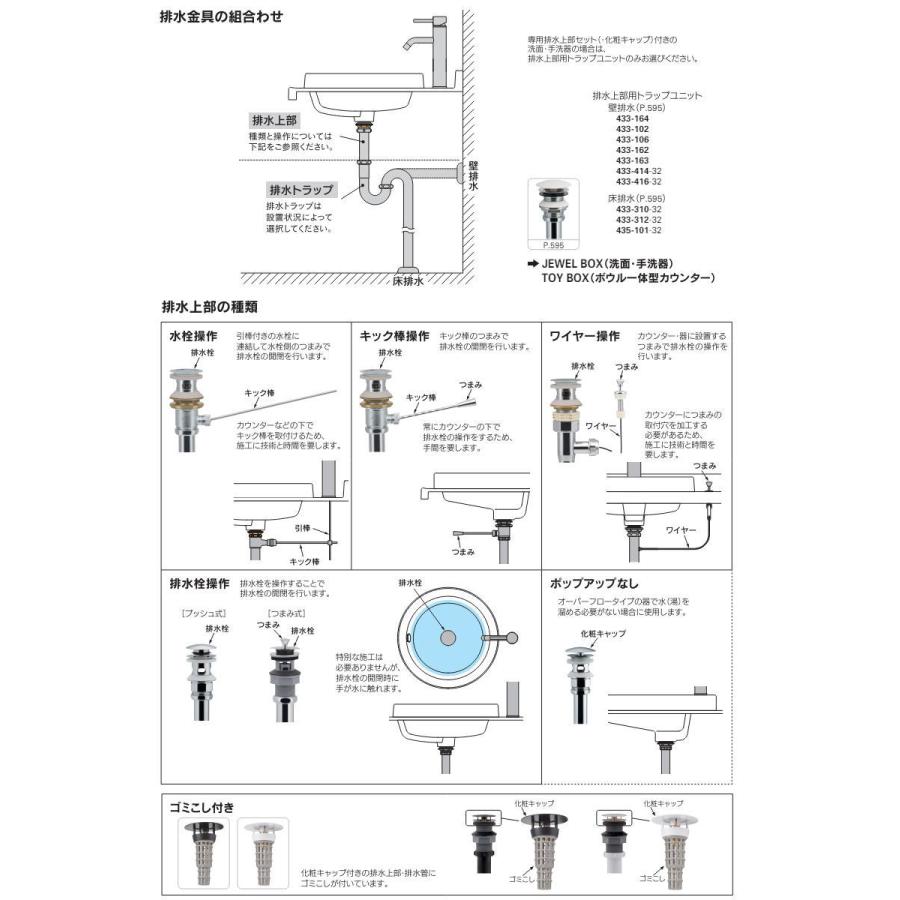 【無料★特典対象】 カクダイ KAKUDAI ポップアップPトラップ 4323-32 国内製陶器用 住宅設備 建材 水回り 水周り リフォーム 水栓 リフォーム リノ_3