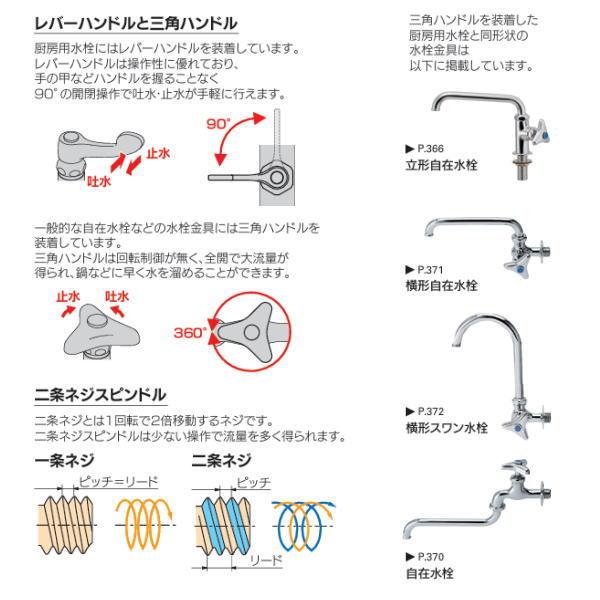 無料☆特典対象】 カクダイ KAKUDAI 厨房用自在水栓 724-064-20QR 左