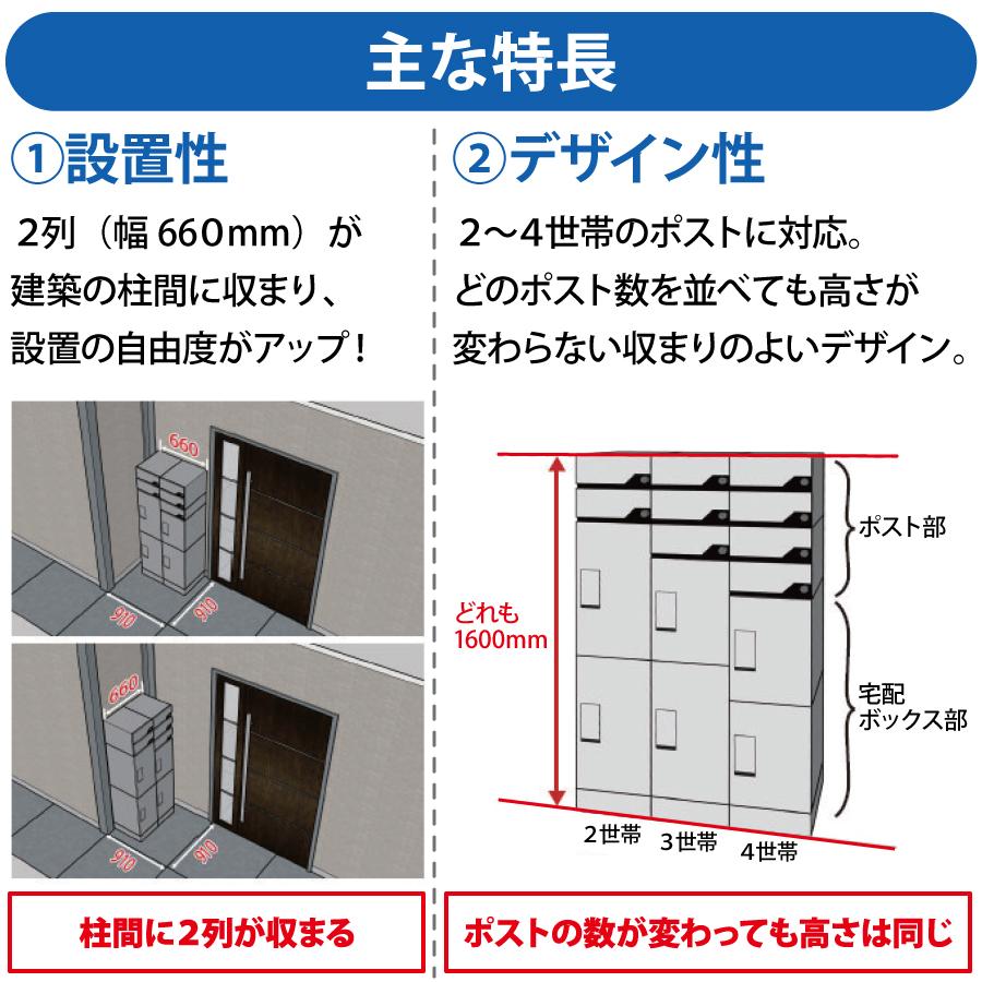 集合住宅用 マンション アパート 店舗 業務用 公共 宅配ボックス