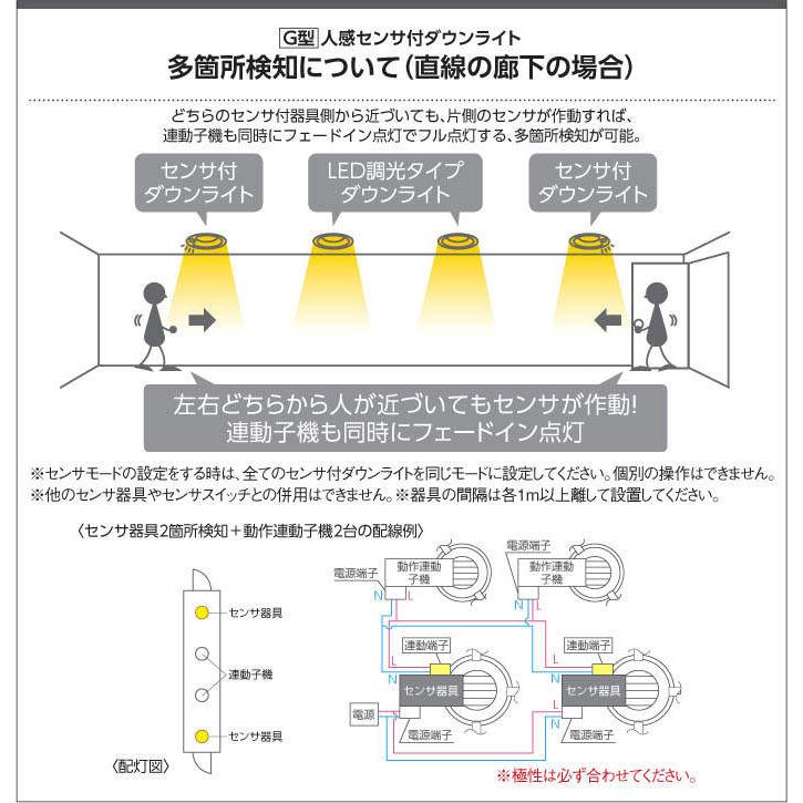 照明 おしゃれ コイズミ照明 KOIZUMI 人感センサ付ダウンライト