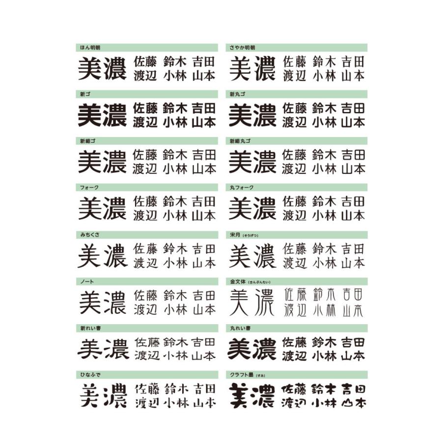 アルミ鋳物表札 美濃クラフト 鋳物文字 i-mono-moji （1文字） 漢字