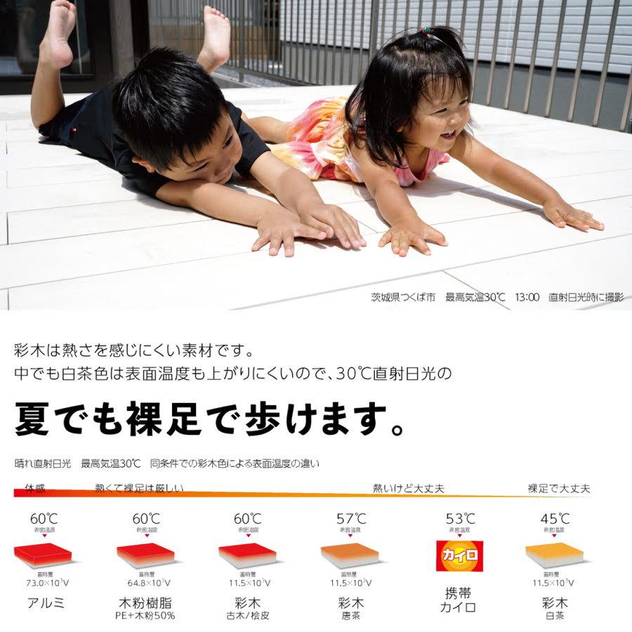 ウッドデッキ アルミ 彩木 MINO株式会社 スナップデッキ 8枚セット 6
