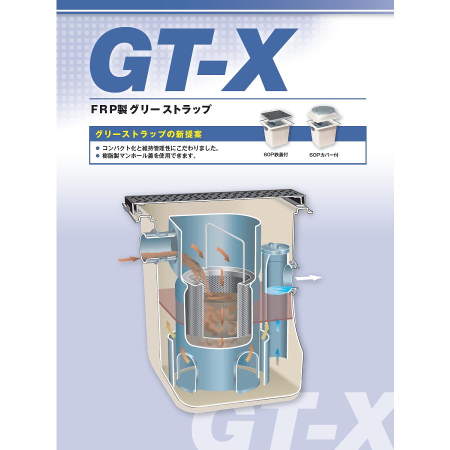 前澤化成工業 FRP グリストラップ 側溝流入式埋設型 SUS蓋:GT 前澤化成工業 FRP グリストラップ 側溝流入式埋設型 SUS蓋:GT