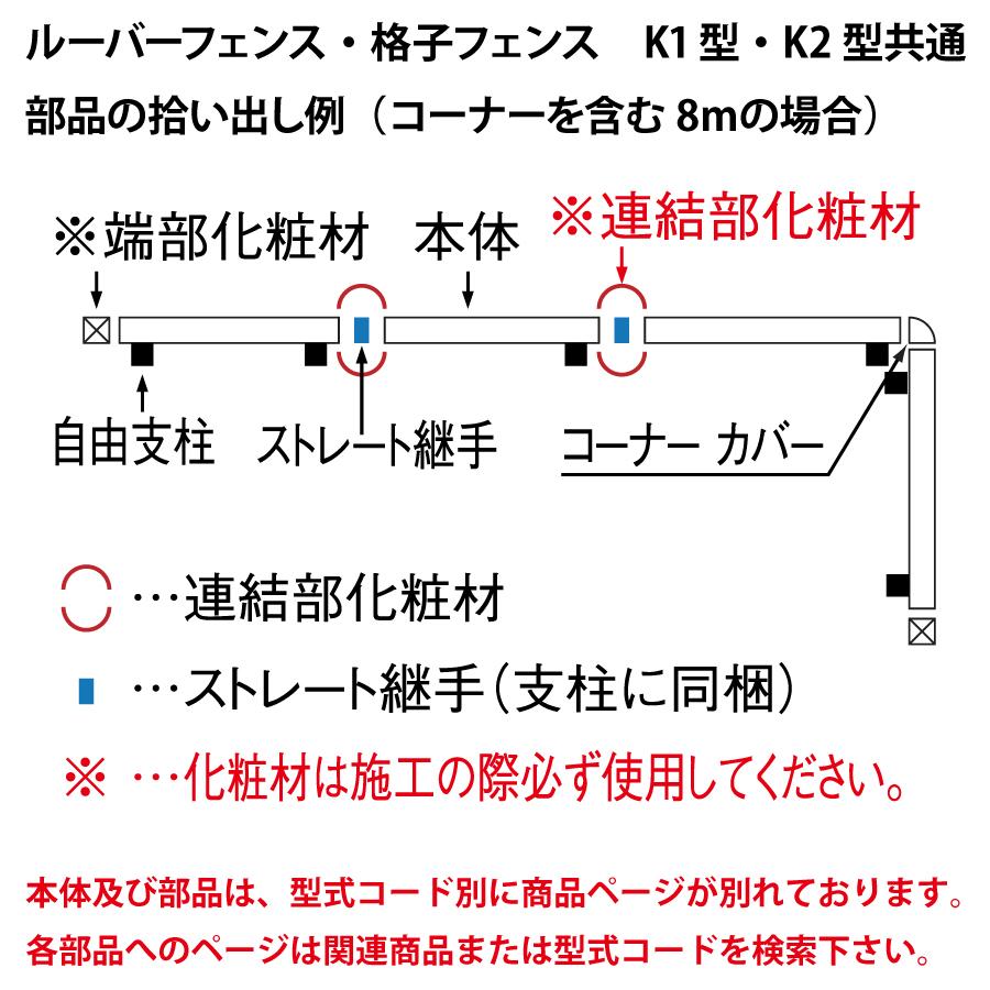 【無料★特典対象】 形材フェンス 四国化成 シコク ルーバーフェンスK1型 フェンス本体 傾斜地用 H1000 KRBF1K-1020□□ ガーデン DIY 塀 壁 囲い