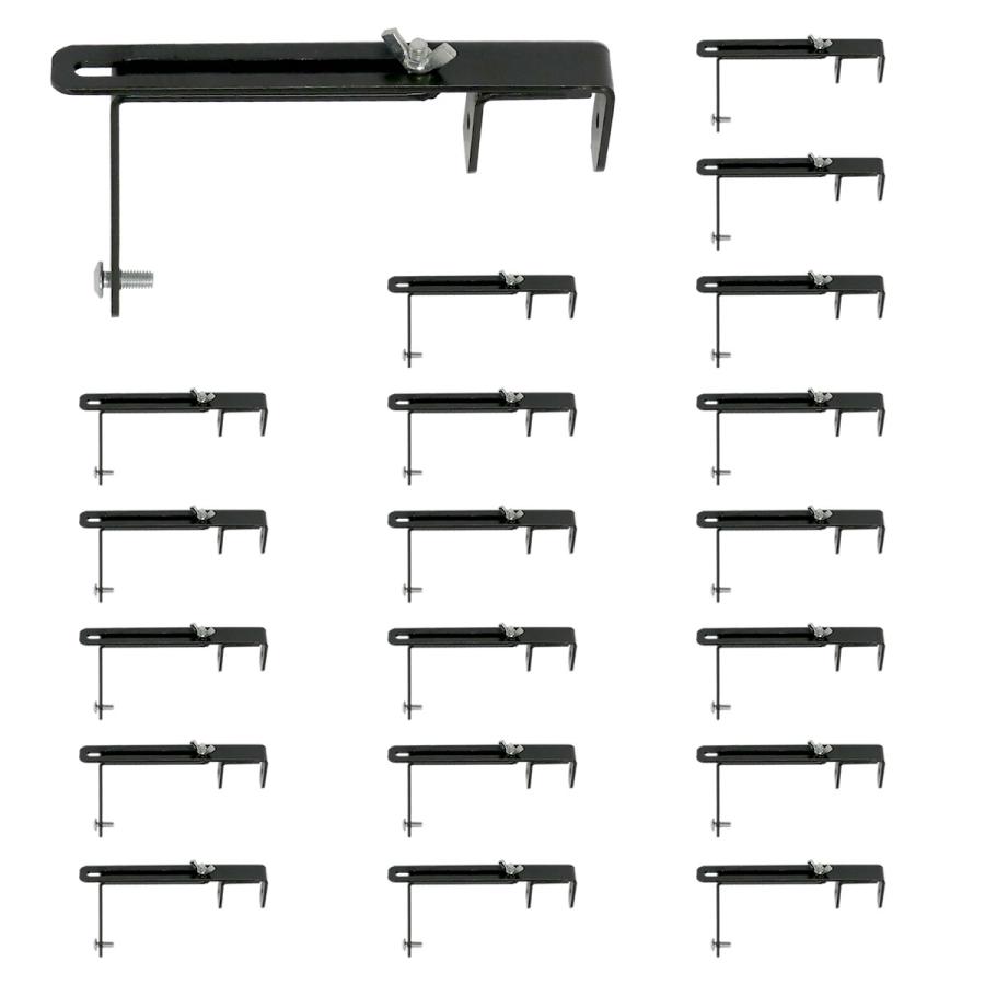 ラティス・フェンス壁面用固定金具(上部20個) S-LVCF20-20P ラティス・フェンス壁面用固定金具(上部20個) S-LVCF20-20P