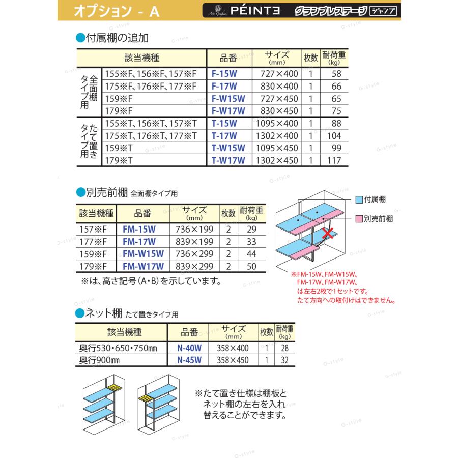 物置 収納 タクボ 物置 TAKUBO 田窪工業所 ペインタ グランプレステージジャンプ 全面棚タイプ・たて置きタイプ 間口1695×奥行900×高さ1900mm P-179AF・P-17 - 6