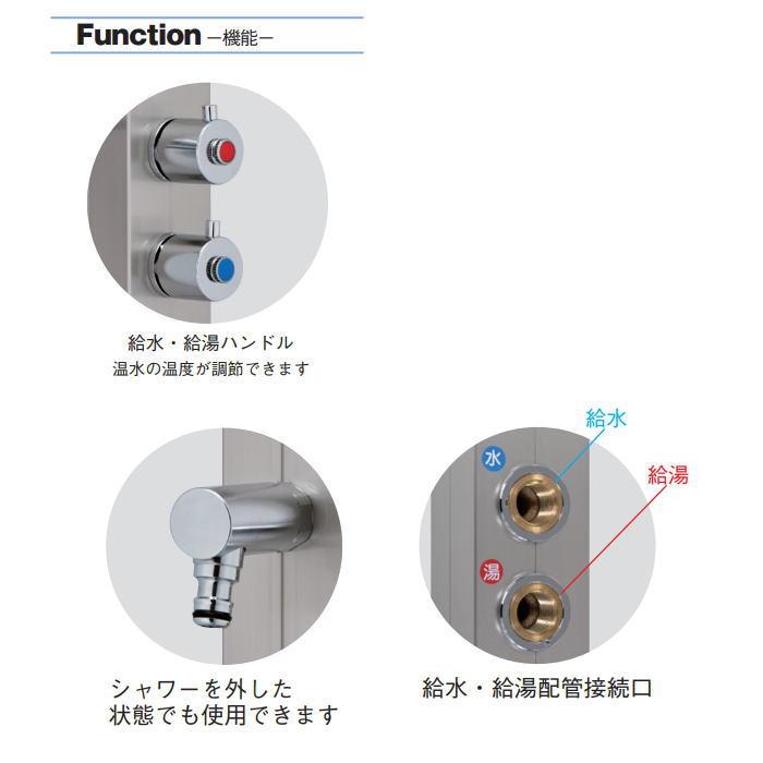 立水栓 水栓柱 竹村製作所 湯水混合水栓柱 S-60W 1.0m S-60W 立水栓 水栓柱 竹村製作所 湯水混合水栓柱 S-60W 1.0m S-60W