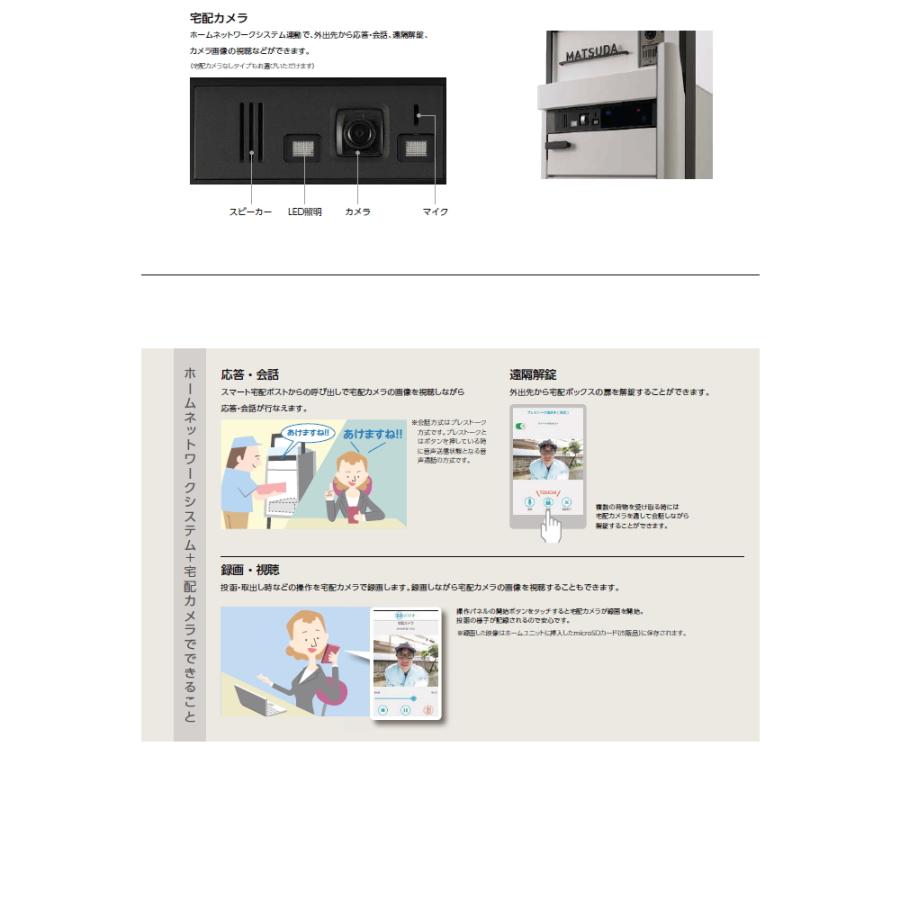 《メーカー修理対応有》【無料★特典対象】   LIXIL スマート宅配ポストTA   据置仕様 前出し 左開き カメラ付き   宅配ボックス   リクシル 大容量 大型 据え |  | 06